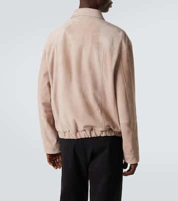 Suede blouson jacket | Brunello Cucinelli