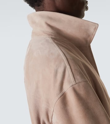 Suede blouson jacket | Brunello Cucinelli
