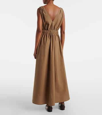 Midikleid aus einem Baumwollgemisch | Brunello Cucinelli