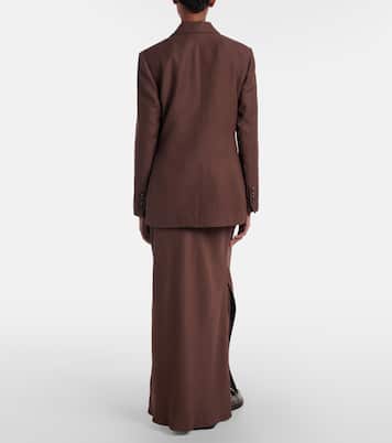 Maxirock aus Twill | Brunello Cucinelli