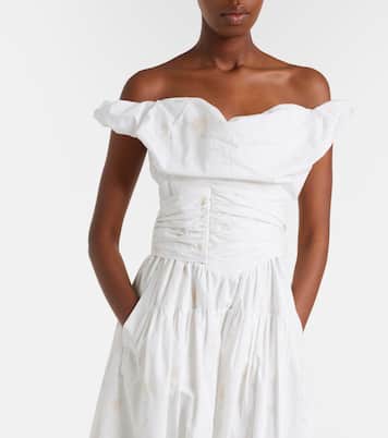 Vestido Sunday de mezcla de algodón floral | Vivienne Westwood