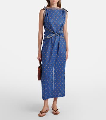 Amorette printed midi dress | Dôen
