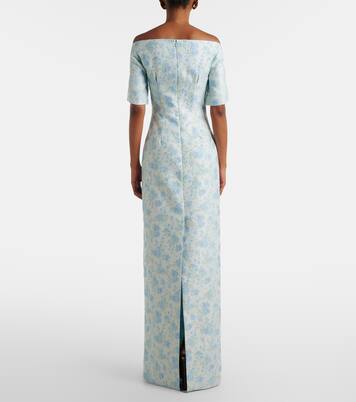Gilda floral brocade gown | Markarian