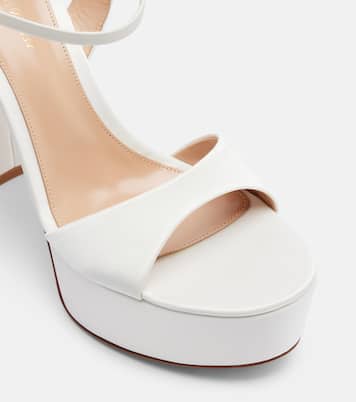 Marlena satin platform sandals | Gianvito Rossi