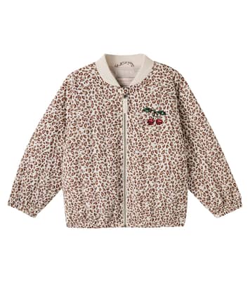 Veste bomber Juno à sequins et motif léopard | Konges Sløjd