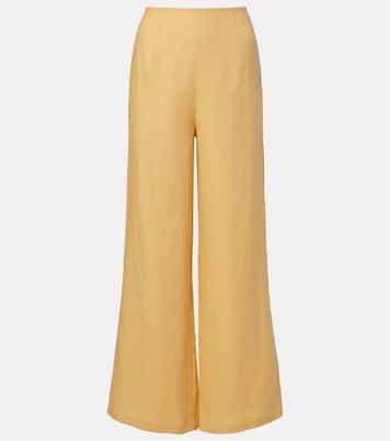 Syna linen wide-leg pants | Faithfull