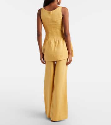 Syna linen wide-leg pants | Faithfull