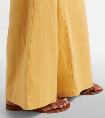 Syna linen wide-leg pants | Faithfull