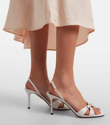 Iza leather slingback sandals | Aquazzura