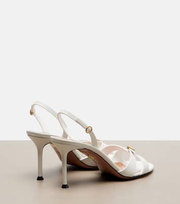 Iza leather slingback sandals | Aquazzura