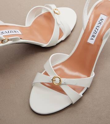 Iza leather slingback sandals | Aquazzura