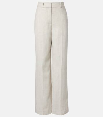 Pantalones rectos Arven de lino y algodón | Joseph