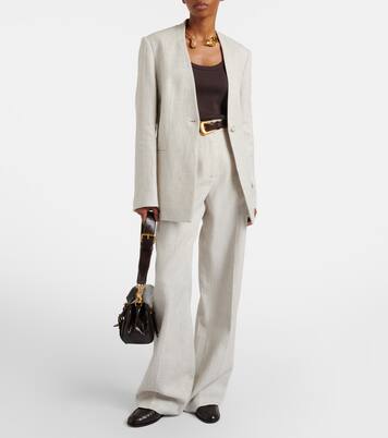 Pantalones rectos Arven de lino y algodón | Joseph