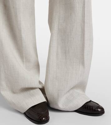 Pantalones rectos Arven de lino y algodón | Joseph