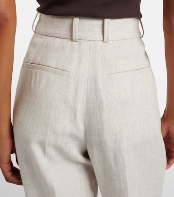 Pantalones rectos Arven de lino y algodón | Joseph