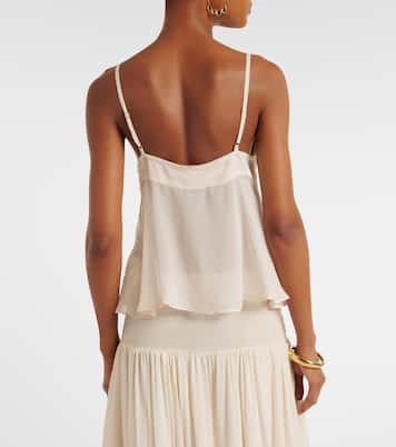 Camille ruffled camisole | Poupette St Barth