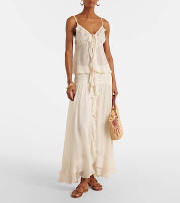 Camille ruffled camisole | Poupette St Barth