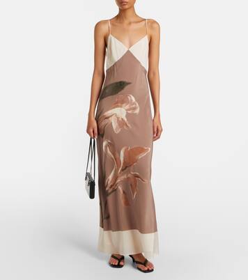 Maxikleid Azaliea aus Seide | SIR