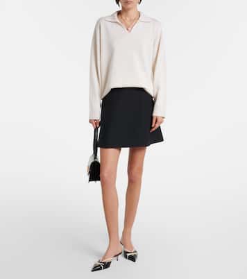 羊绒Polo毛衣 | Valentino