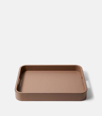 Plateau Polo Large en cuir | Giobagnara