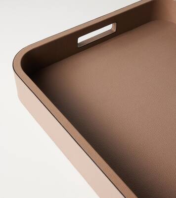 Plateau Polo Large en cuir | Giobagnara