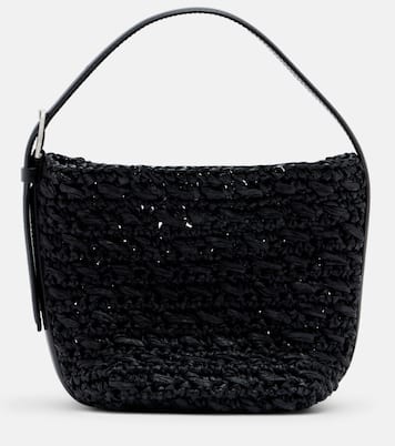 Belted Small raffia tote bag | Toteme