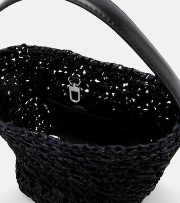 Belted Small raffia tote bag | Toteme