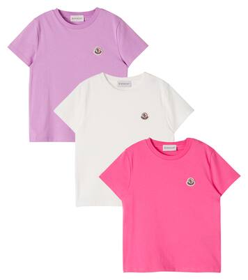 Set of 3 cotton jersey T-shirts | Moncler Enfant