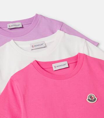 Set of 3 cotton jersey T-shirts | Moncler Enfant