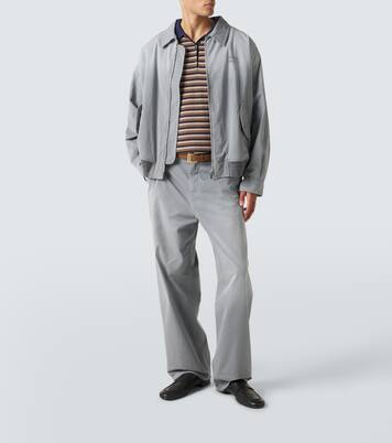 Weite Hose aus Baumwoll-Twill | Miu Miu