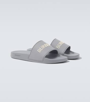 Bedruckte Pantoletten  | Burberry