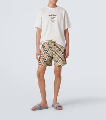 Bedruckte Pantoletten  | Burberry