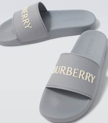 Bedruckte Pantoletten  | Burberry