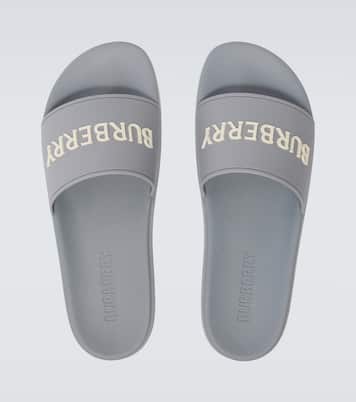 Bedruckte Pantoletten  | Burberry