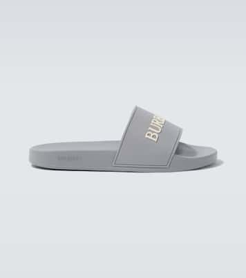 Bedruckte Pantoletten  | Burberry