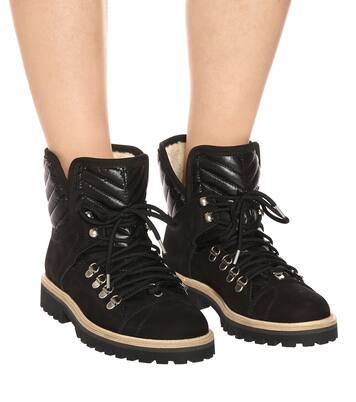 Edna suede ankle boots | Ganni