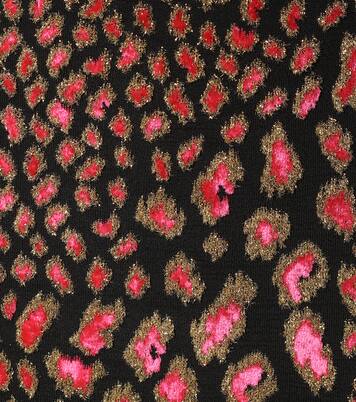 Falda midi Leo de terciopelo | Caroline Constas