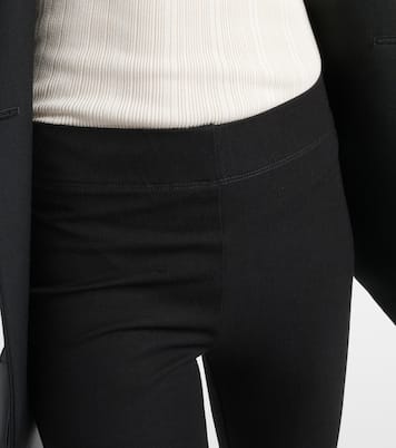High-rise stretch-gabardine leggings | Joseph