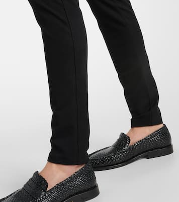 High-rise stretch-gabardine leggings | Joseph