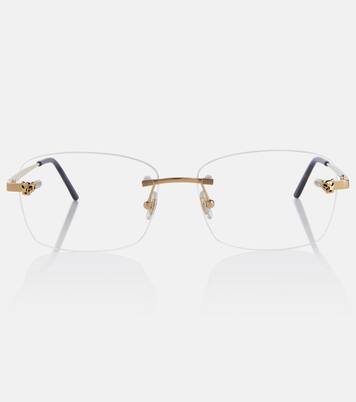 Panthère de Cartier rectangular glasses | Cartier Eyewear Collection
