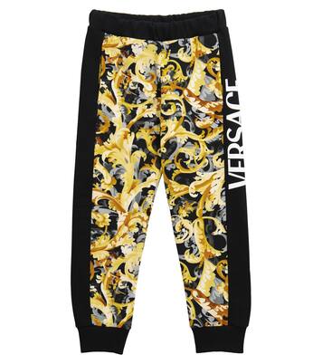 Printed cotton sweatpants | Versace Kids