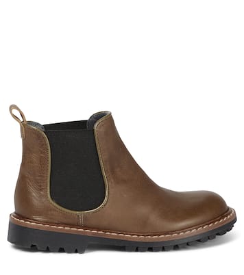 Mathis brushed leather ankle boots | Bonpoint