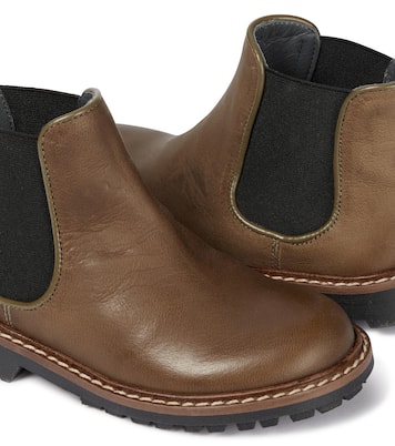 Mathis brushed leather ankle boots | Bonpoint