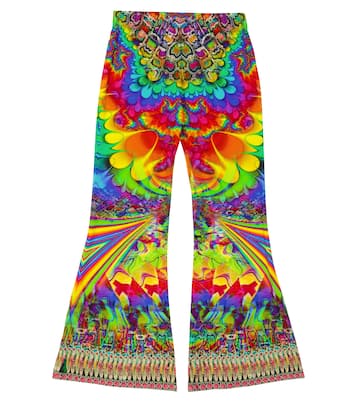Printed high-rise flared leggings | Camilla Kids