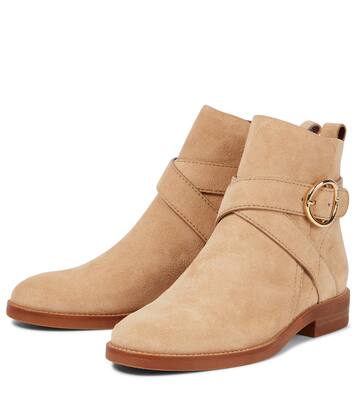 Lyna suede ankle boots | See By Chloé