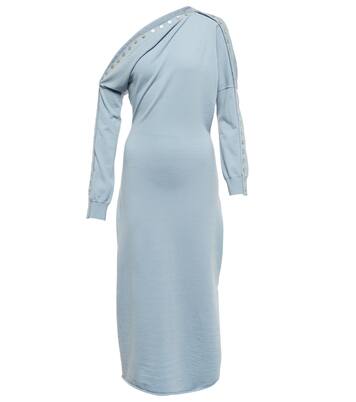 Robe midi Jeevika asymétrique en laine mélangée | Altuzarra