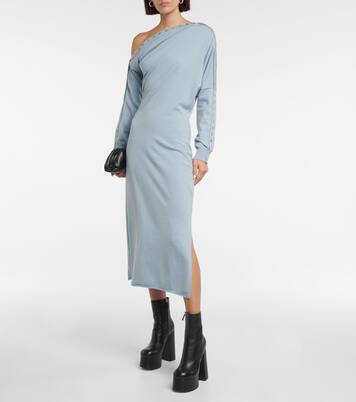 Robe midi Jeevika asymétrique en laine mélangée | Altuzarra