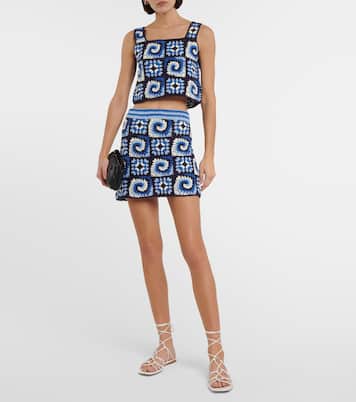 Minirock Brazing aus Baumwolle | Staud