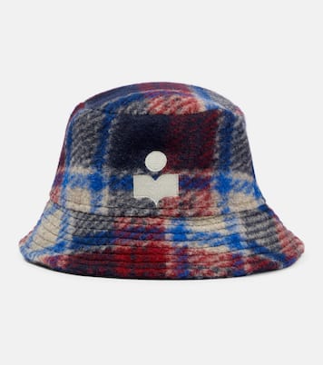 Haley checked wool-blend bucket hat | Isabel Marant
