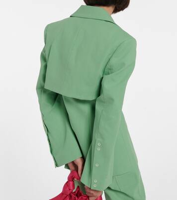 Blazer aus Baumwoll-Canvas | Ganni